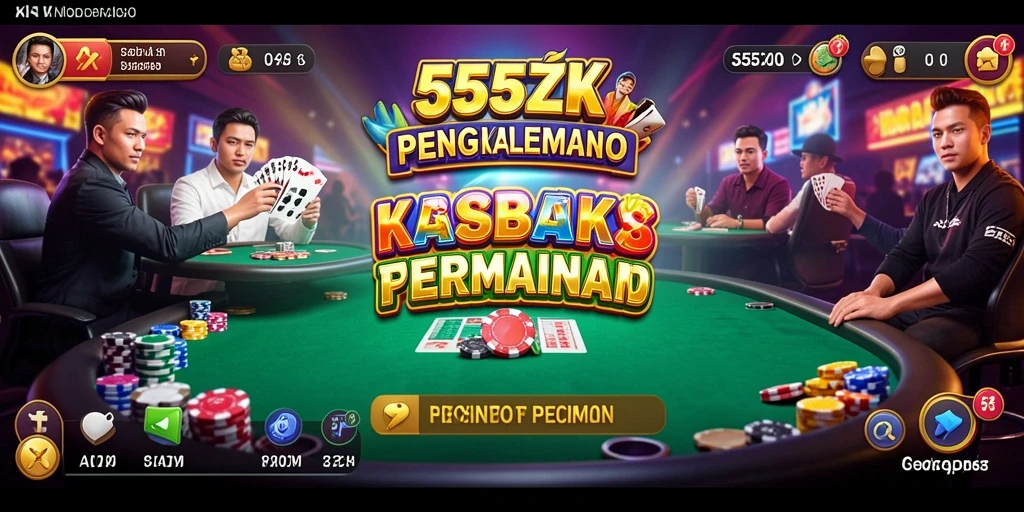 Gameplay menarik dari 555ZK dengan banyak pilihan permainan Kasino.