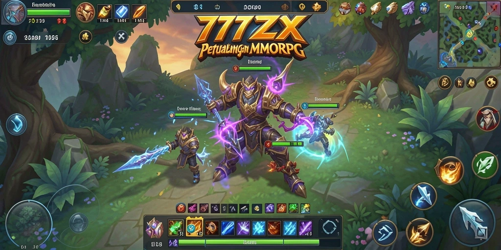 Tangkapan layar gameplay menampilkan petualangan seru di dunia MMORPG.
