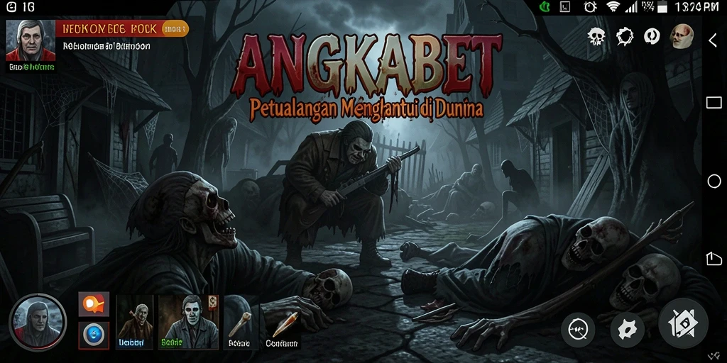 Screenshot gameplay menakutkan dari ANGKABET.