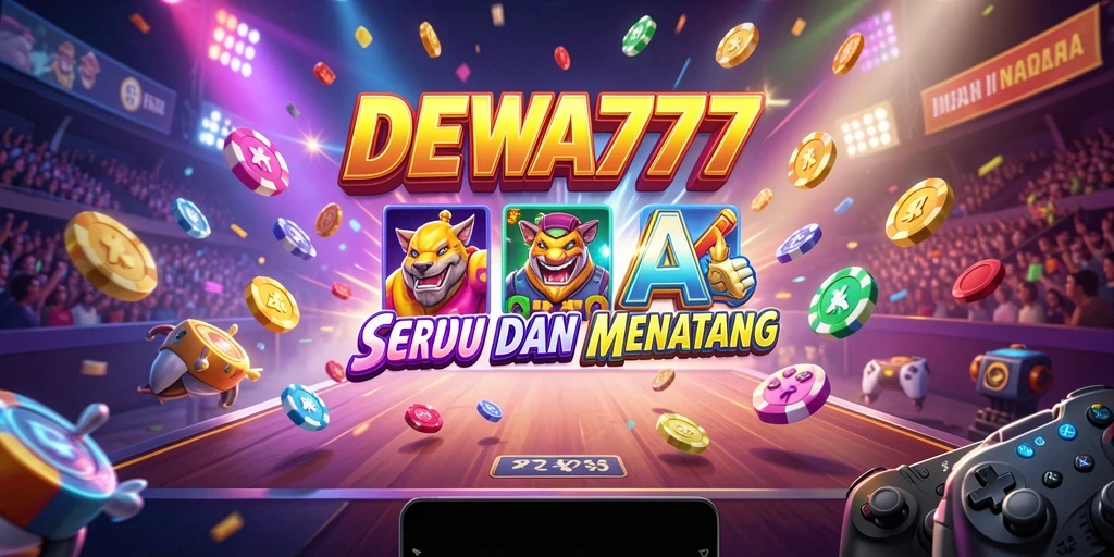 Tampilan gameplay <strong>DEWA777</strong> yang seru dan penuh warna.