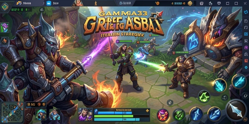 Tampilan grafis yang memukau dalam gameplay MOBA.