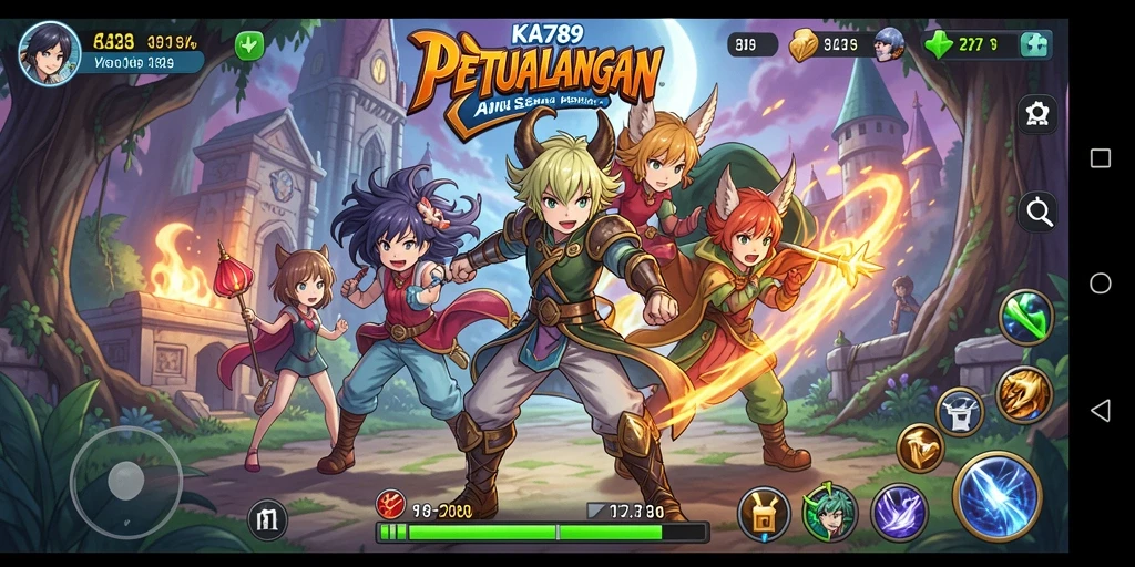 Tampilan gameplay KA789 yang mendebarkan di dunia anime.