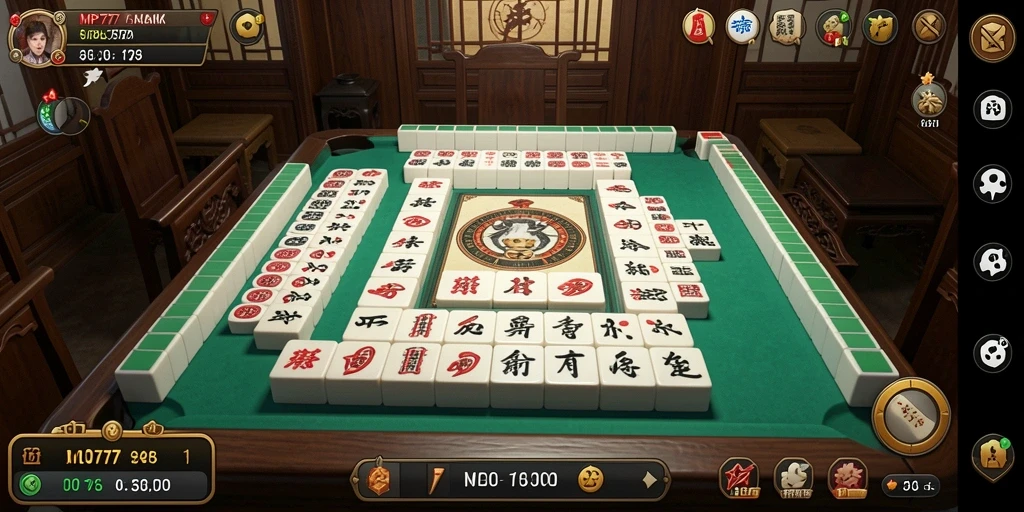 Tampilan gameplay menarik dari permainan Mahjong MPL777.