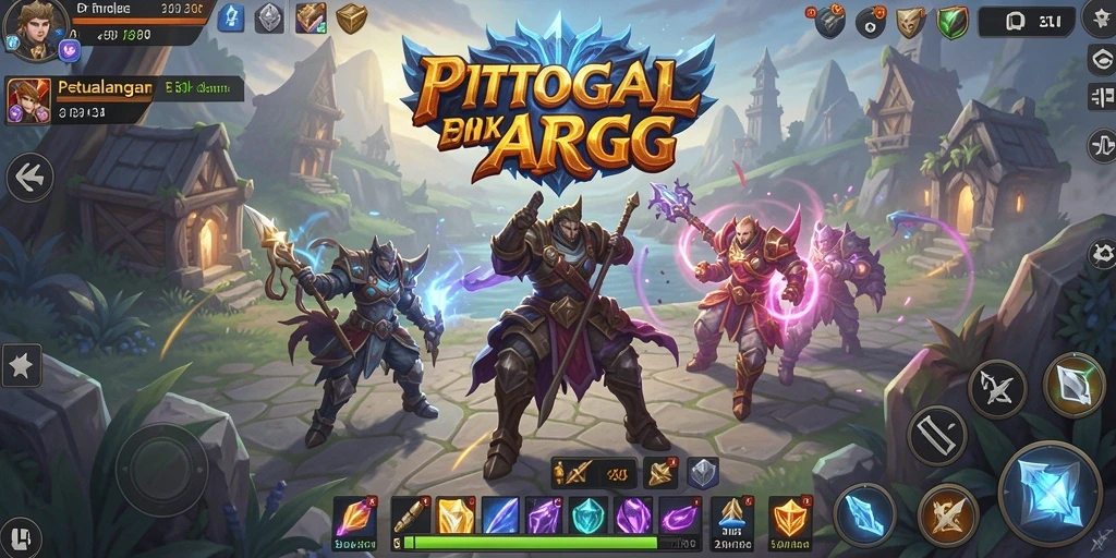 Tampilan gameplay PTTOGEL yang epik dalam dunia ARPG.