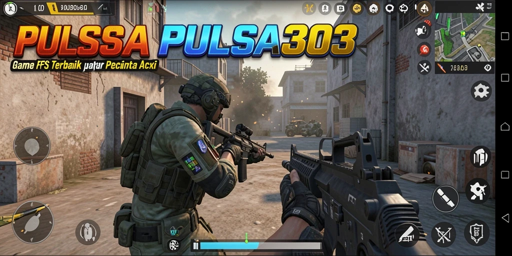 Tampilan gameplay PULSA303 dengan aksi menegangkan dan grafis realistis.