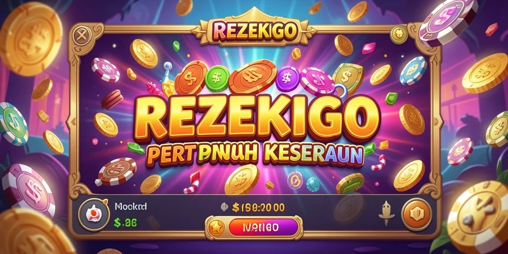 Tampilan menarik dari gameplay Slot REZEKIGO yang seru.