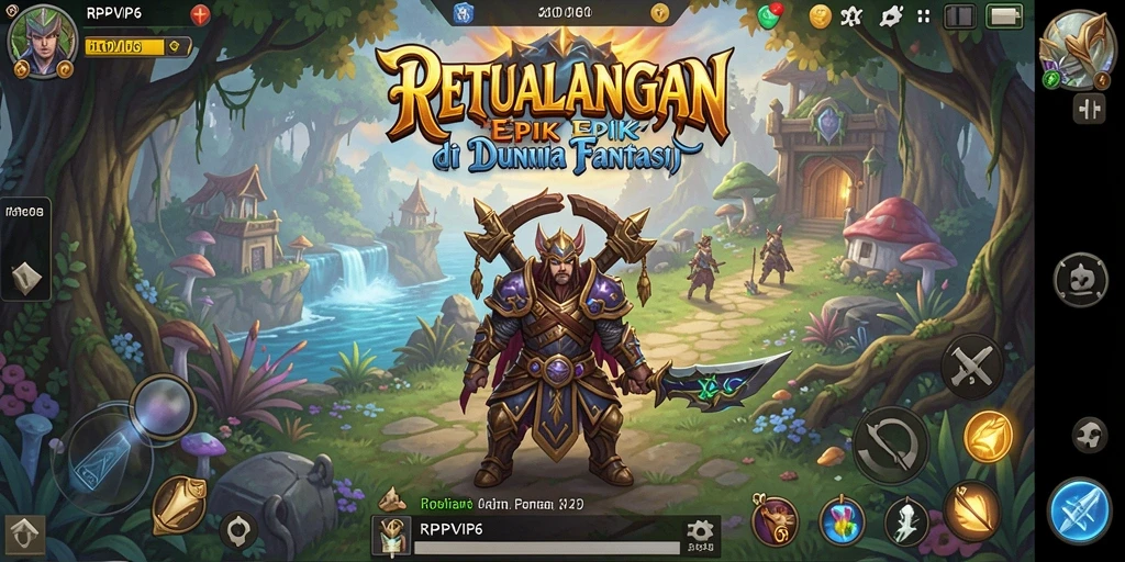 Tampilan gameplay mengesankan di RPVIP6 dengan petualangan mendebarkan.