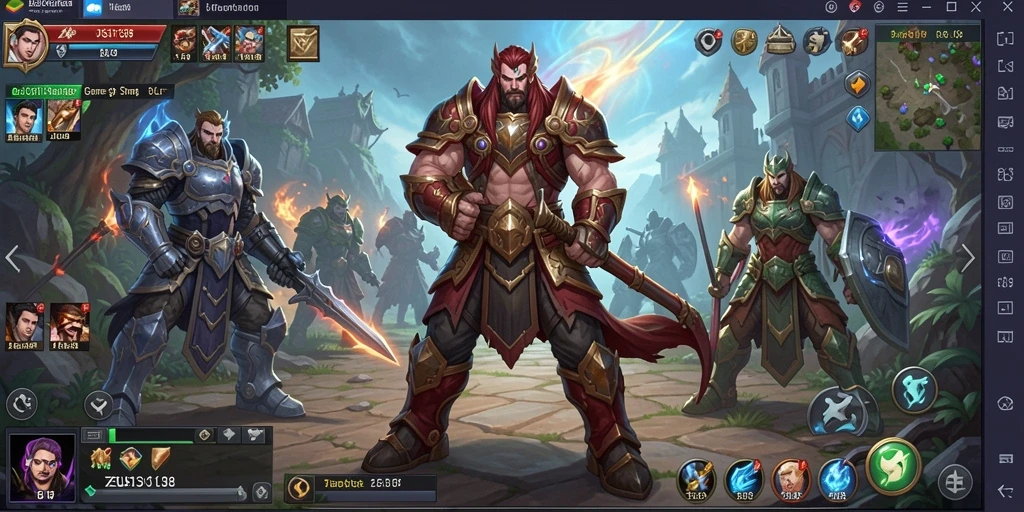 Tampilan gameplay seru dan mendalam dalam ZEUS138 menunjukkan strategi SLG yang unik.